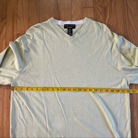 Valda by Toscano Sweater | Made in Italy | Pale Yellow | Size XL - Picture 5 of 6